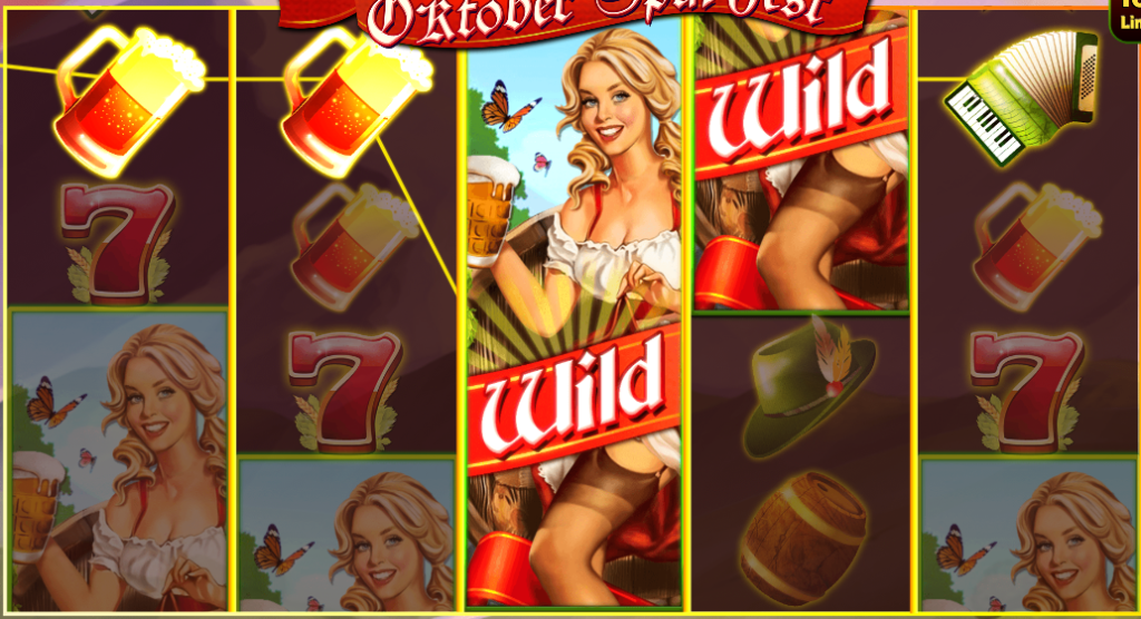 Stacked wild symbol in Oktober Spin Fest slot