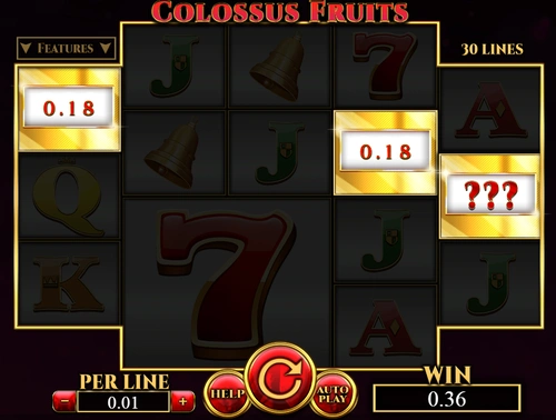 Mini bonus in Colossus Fruits slot