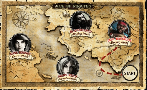 Free spins trail in Age of Pirates slot