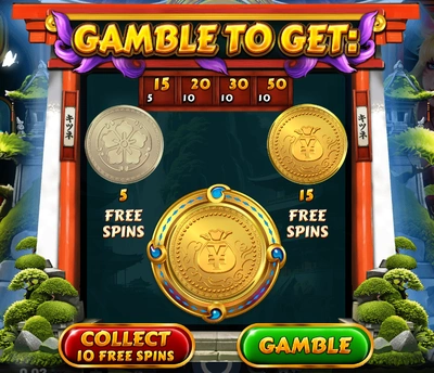 Free spins in Kitsune's Scrolls slot
