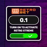 Retro Bet feature in 777 - Thunder Hits slot