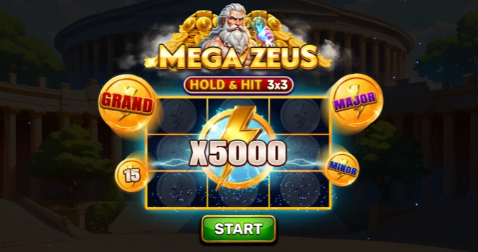 Mega Zeus – Hold & Hit 3×3 Slot Review