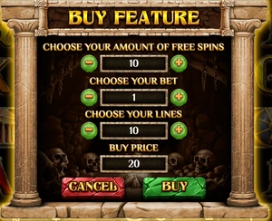Buy Feature in Cyclops Unchained slot